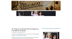 Desktop Screenshot of chicagoemploymentattorneysblog.com